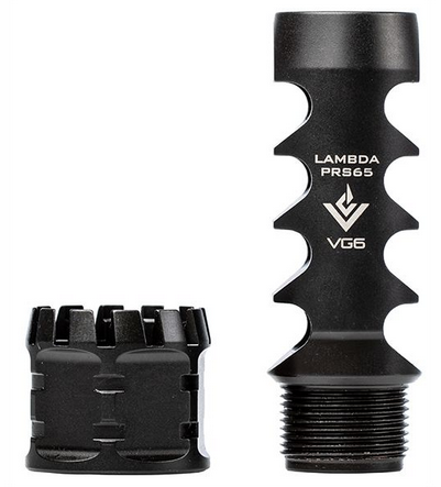 VG6 Precision Lambda PRS65 Muzzle Brake - Black