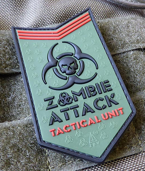 JTG - Zombie Attack Patch, forest / 3D Rubber patch