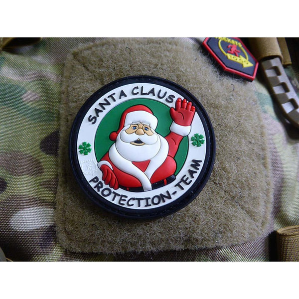 JTG Santa Claus Protection Team Patch, fullcolor / JTG 3D Rubber Patch